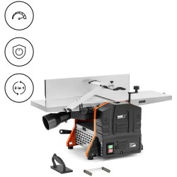 2 in 1 höyläkone 1500 W oikaisupöytä ja paksuushöylä leveys 252 mm