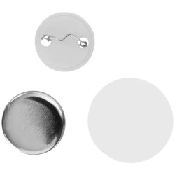 Uniprodo Buttonipohjat 32 mm, 1 000 kpl, 1UNI_PBM_25/32-yhteensopivat