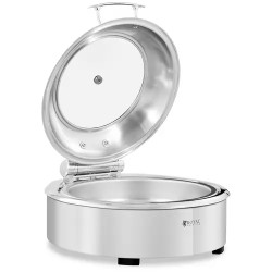 Royal Catering Chafing Dish 5 5 l pyöreä ruokalämmitin näkymällä