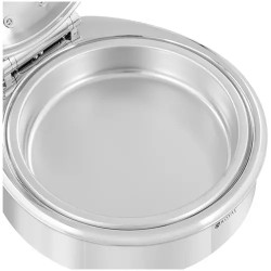 Royal Catering Chafing Dish 5,5 l pyöreä ruokalämmitin näkymällä