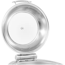 Royal Catering Chafing Dish 5,5 l pyöreä ruokalämmitin näkymällä