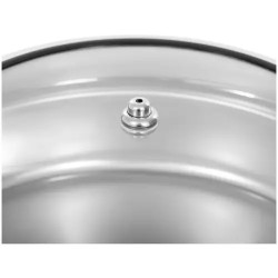 Royal Catering Chafing Dish 5,5 l pyöreä ruokalämmitin näkymällä