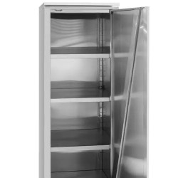 Royal Catering ruostumattomasta teräksestä valmistettu astikaappi 60 x 60 x 180 cm