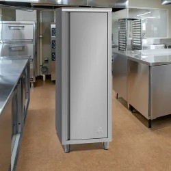 Royal Catering ruostumattomasta teräksestä valmistettu astikaappi 60 x 60 x 180 cm