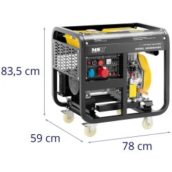 Dieselgeneraattori 10 kVA 2830/8500 W 30 l 230/400 V AVR Euro 5