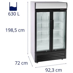 Royal Catering RCGK-B630-2 juomakaappi 630 l