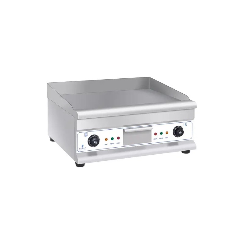 Royal Catering RCG 60H2 sähkögrilli 60 cm sileä 2 x 3200 W alle 33 kg