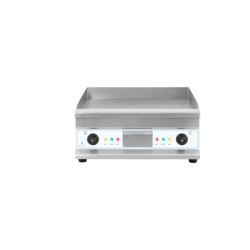 Royal Catering RCG 60H2 sähkögrilli 60 cm sileä 2 x 3200 W alle 33 kg