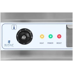 Royal Catering RCG 60H2 sähkögrilli 60 cm sileä 2 x 3200 W alle 33 kg