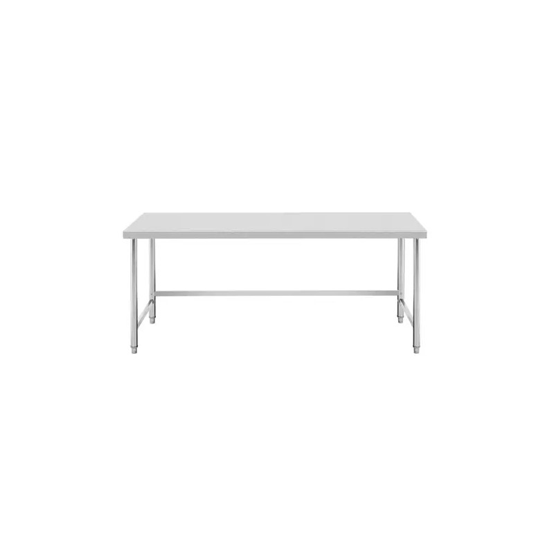 Royal Catering ECO ruostumaton työpöytä 200 x 90 cm, 300 kg