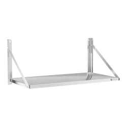 Royal Catering RC BFWS10045 taitettava seinähylly ruostumaton teräs 100 x 45 cm 40 kg