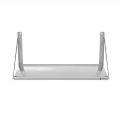 Royal Catering RC-BFWS10045 taitettava seinähylly, ruostumaton teräs, 100 x 45 cm, 40 kg