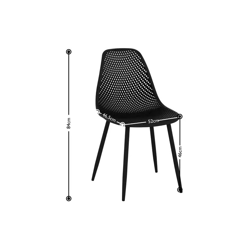 Fromm & Starck STAR_SEAT_13 tuoli, 4 kpl, musta, max 150 kg