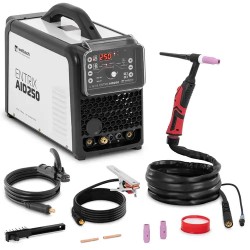 ENTRIX AID250 AC DC TIG MMA hitsauskone 250 A 230 V IGBT pulssitoiminnolla