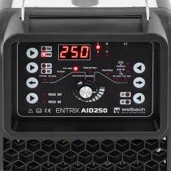 ENTRIX AID250 AC/DC TIG/MMA-hitsauskone 250 A 230 V IGBT pulssitoiminnolla