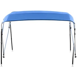 MSW Bimini-katos 4 kaarta 243 x 185-198 x 137 cm kobaltinsininen