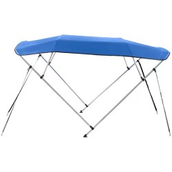 MSW Bimini-katos 4 kaarta 243 x 185-198 x 137 cm kobaltinsininen
