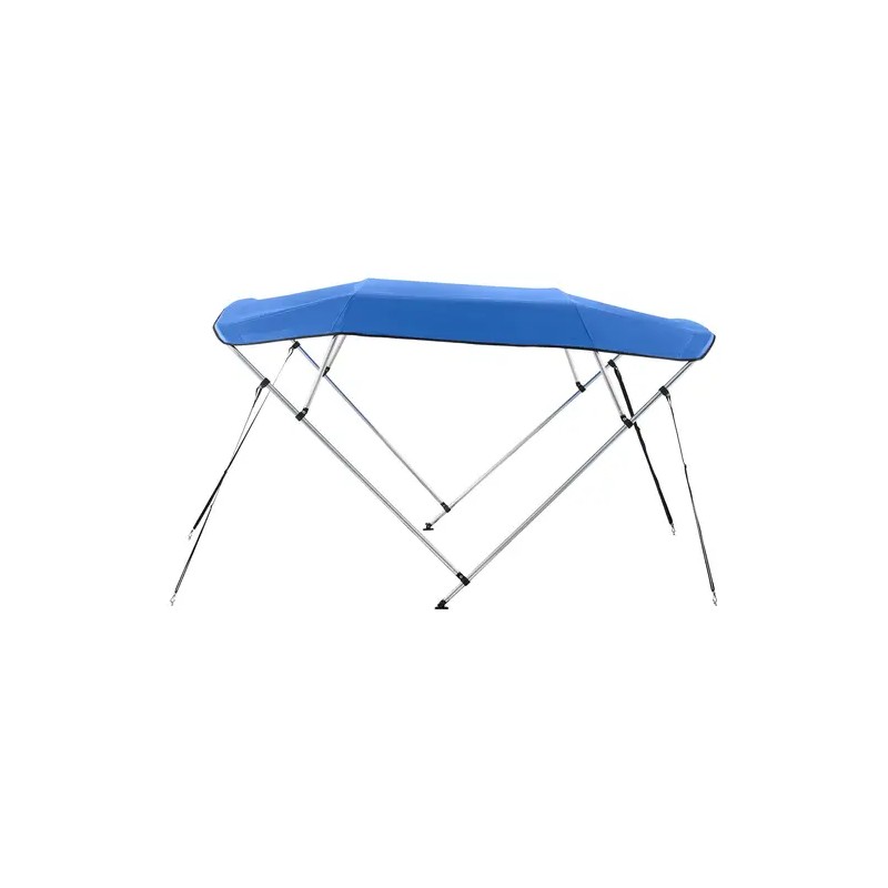 MSW Bimini-katos 4 kaarta 243 x 185-198 x 137 cm kobaltinsininen