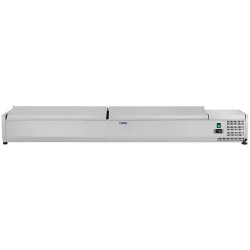 Royal Catering RCKV-200/33-10S kylmävitriini 200 x 33 cm 10 GN 1/4 -astialle