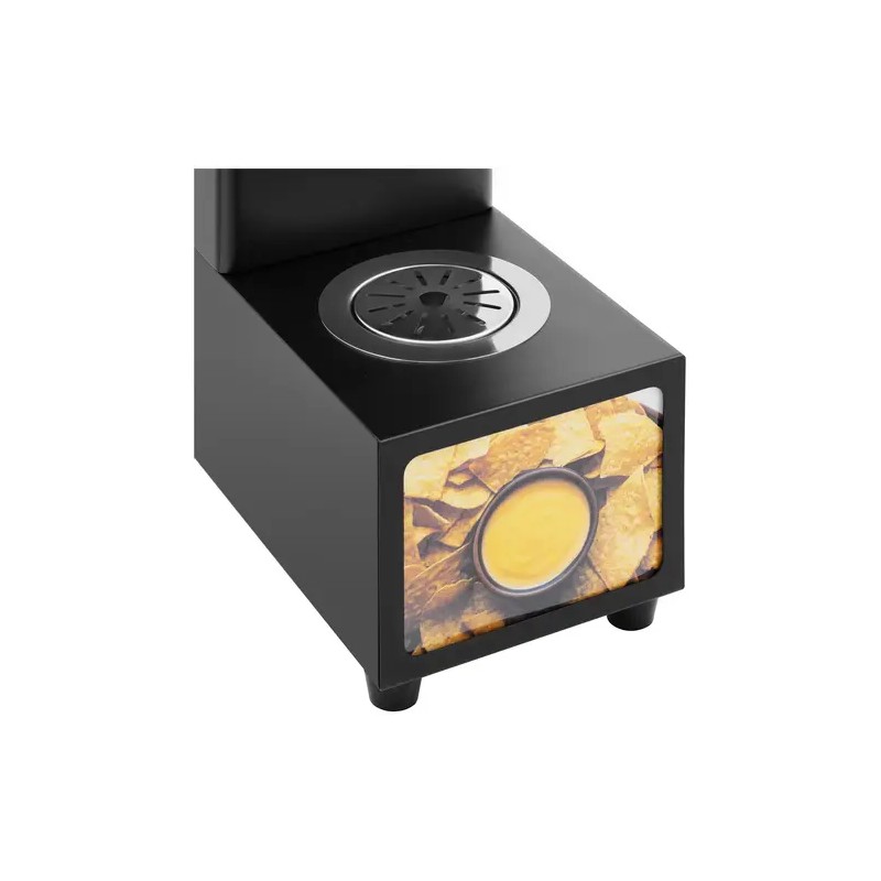 Royal Catering Profi-kastikepumppu nacho-juustolle 3,5 l, musta