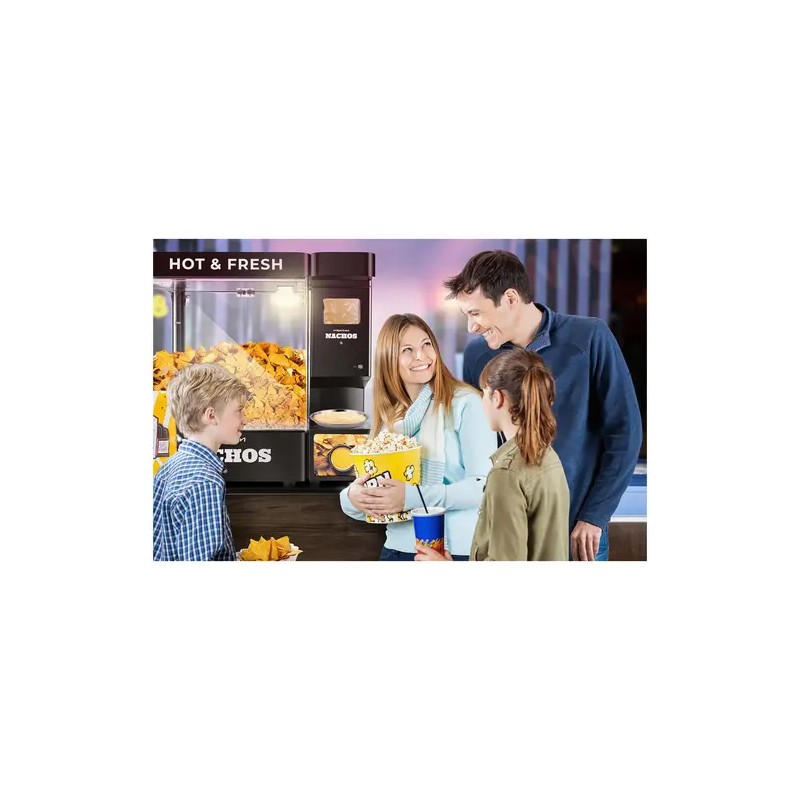 Royal Catering Profi-kastikepumppu nacho-juustolle 3,5 l, musta