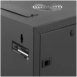 Fromm & Starck 19" palvelinkaappi 6U, musta, lukittava, 60 kg kantavuus