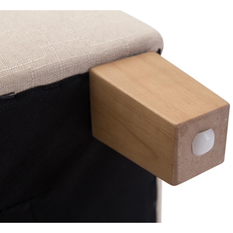 Moderni monikäyttöinen istuinrahi olohuoneeseen tyylikkäällä muotoilulla