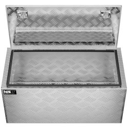 MSW-ATB-910 Kuvioitu alumiininen kuljetuslaatikko 90,5 x 44,5 x 40 cm 172 l