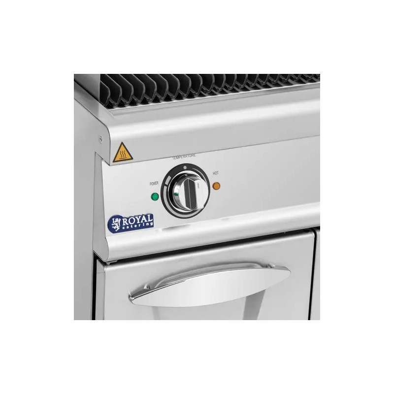 Royal Catering Pro 730 Series lavasteinigrilli 8,1 kW 400 V 80 x 73 cm