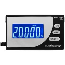 Steinberg Systems SBS-PT-200C alustavaaka 200 kg 0,05 kg 30 x 30 cm ulkoinen LCD