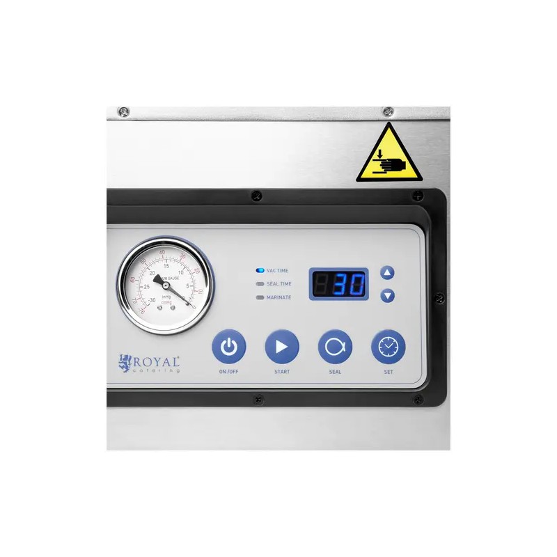 Tyhjiöpakkauslaite RCVG-46, pussileveys 26 cm, 16 l/min, 0,9 bar