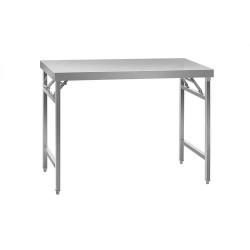Royal Catering RCAT 120K taittuva työpöytä ruostumaton teräs 120 x 60 cm