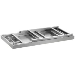 Royal Catering RCAT-120K taittuva työpöytä ruostumaton teräs 120 x 60 cm