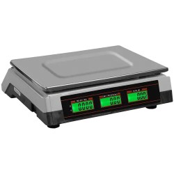 Kontrollivaaka SBS-PW-402CS, 40 kg / 2 g, 33,9 x 23,3 cm, 6 LCD-näyttöä