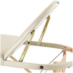 Taittuva hierontapöytä 185 x 70 cm, beige, kantavuus 220 kg