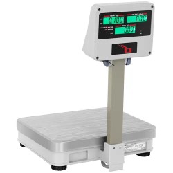 Kontrollivaaka SBS-PW-60/50, 60 kg / 5 g, 30 x 35 cm, LCD-hochanäyttö