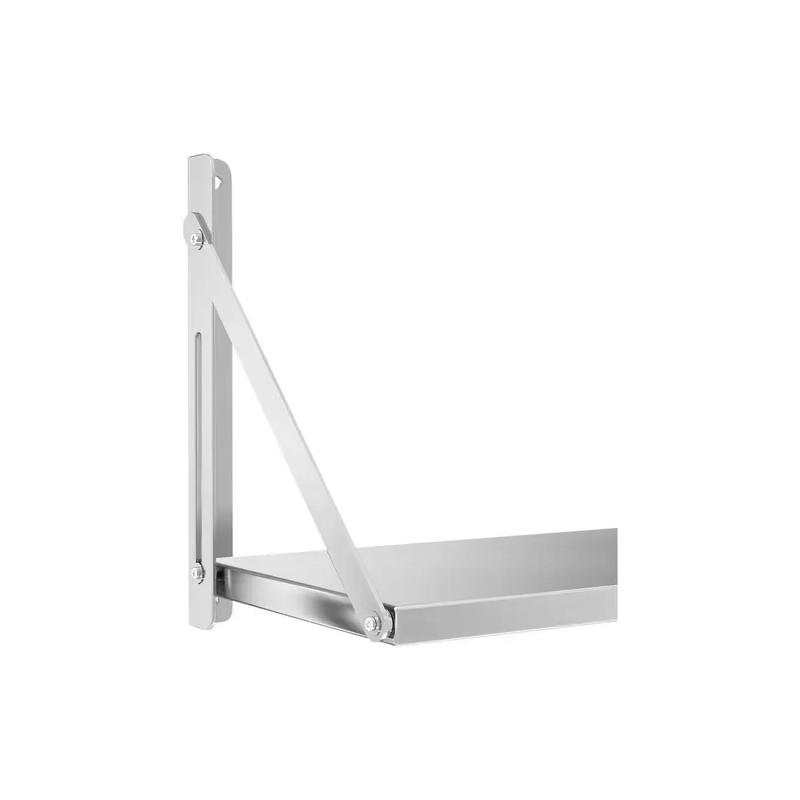 Royal Catering RC-BFWH10030 taitettava seinähylly, ruostumaton teräs, 100 x 30 cm, 40 kg