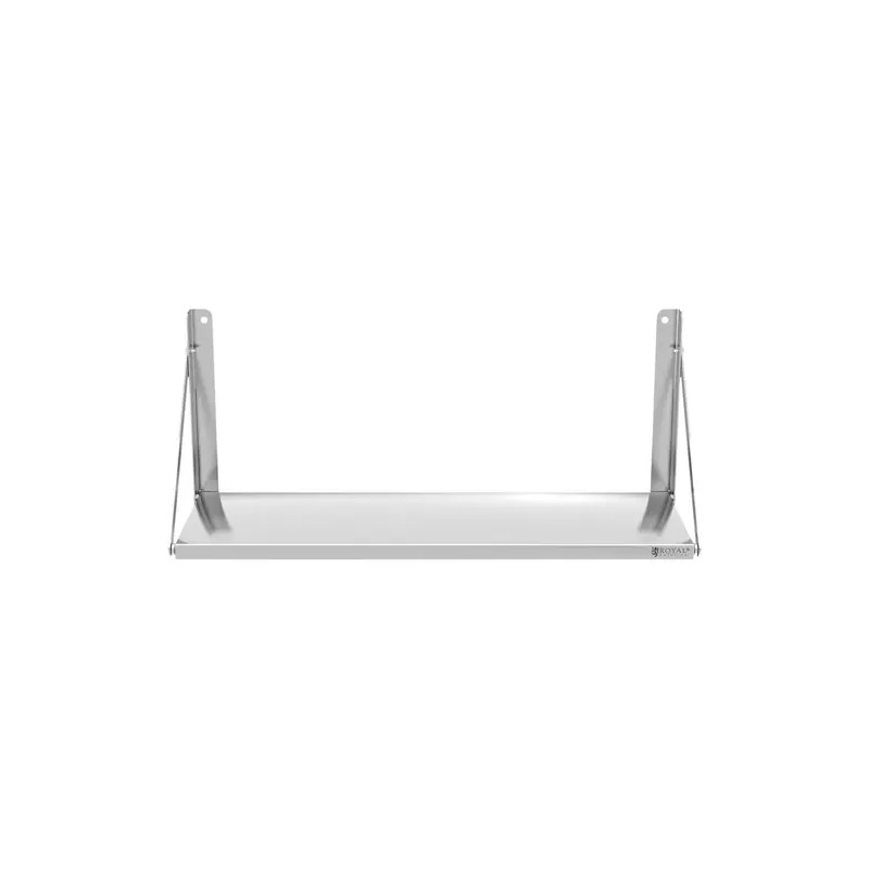 Royal Catering RC-BFWH10030 taitettava seinähylly, ruostumaton teräs, 100 x 30 cm, 40 kg