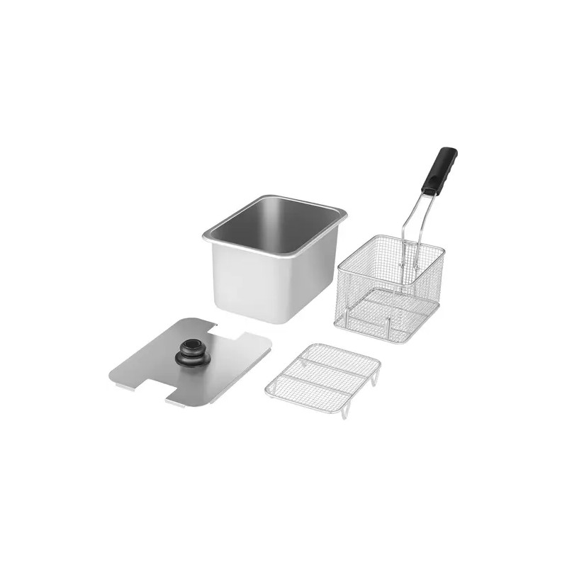 Sähkökäyttöinen friteerausallas 8 l 2500 W EGO-termostaatti