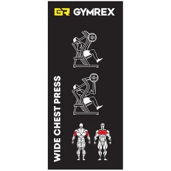 Gymrex GR-MG59 rintaprässi, 135 kg max. kuormitus, musta