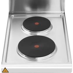 Royal Catering Elektroherd Gastro sähköliesi 4,6 kW 2 levyä pöytämalli