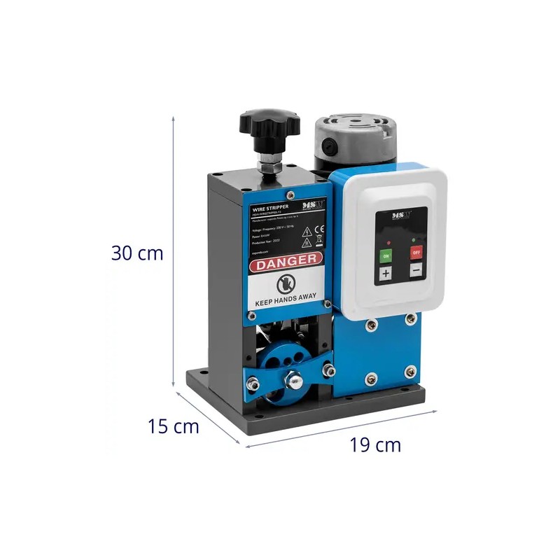 Kaapelinkuorimakone 400 W 0–20 m/min max 40 mm