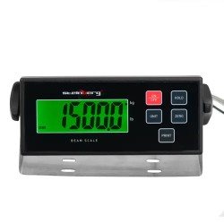 Palettivaaka 1500 kg / 0,5 kg, 127 x 84 cm, ulkoinen LCD-näyttö