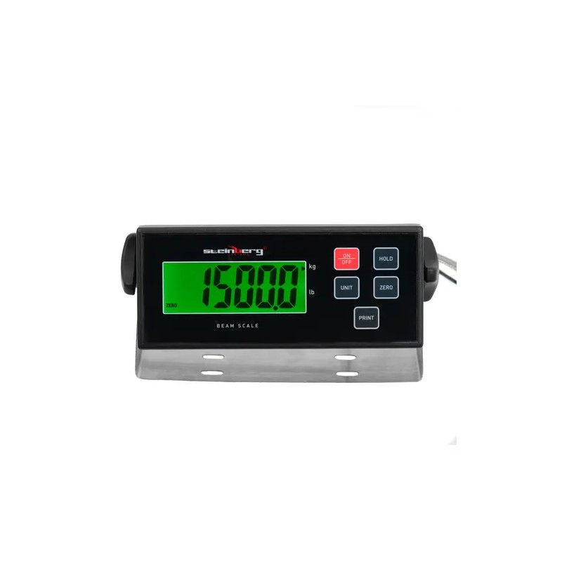 Palettivaaka 1500 kg / 0,5 kg, 127 x 84 cm, ulkoinen LCD-näyttö