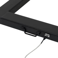 Palettivaaka 1500 kg / 0,5 kg, 127 x 84 cm, ulkoinen LCD-näyttö