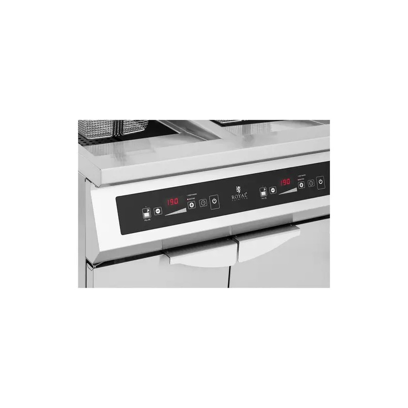 Royal Catering Induktiofriteuse 2 x 30 l 20 000 W 400 V
