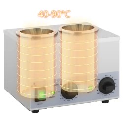 Royal Catering kastikkeenlämmitin 2 x 1 l, 40-90 °C, ruostumaton teräs
