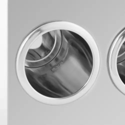 Royal Catering kastikkeenlämmitin 2 x 1 l, 40-90 °C, ruostumaton teräs