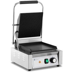 Royal Catering Kontaktigrilli 1800 W 23 x 22 cm uritettu ja sileä pinta