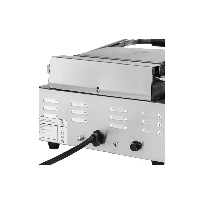 Royal Catering Kontaktigrilli 1800 W, 23 x 22 cm, uritettu ja sileä pinta